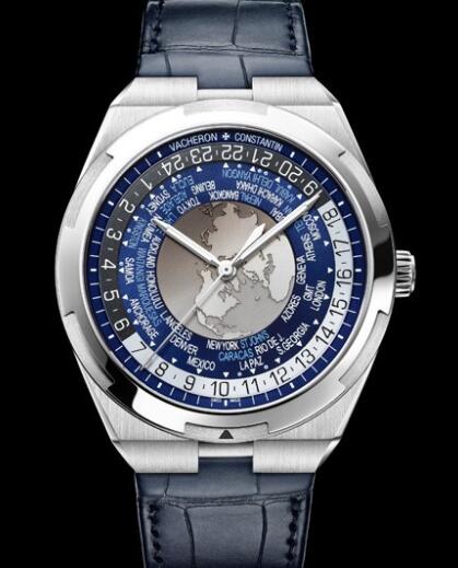 Vacheron Constantin Overseas World Time Replica Watch 7700V/110A-B172 Steel - Leather Straps